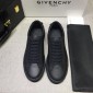 Replica Givenchy Fashion Sneakers Black and black rubber sole with black heel MS07454