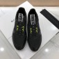 Replica Givenchy Fashion Sneakers Black and black shiny leather with black heel MS07462