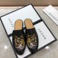 Replica Gucciblack Slipper with tiger MS07525