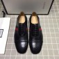 Replica Gucci Black Leather loafer MS07575