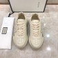 Replica Gucci Fashion Sneakers White and GUCCI print with white rubber sole MS07632