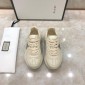 Replica Gucci Fashion Sneakers White and kitten print with white rubber sole MS07633