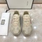 Replica Gucci Fashion Sneakers White stains and Gucci tongue print with white rubber sole MS07634