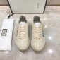 Replica Gucci Fashion Sneakers White and transform GUCCI print with white rubber sole MS07635