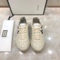 Replica Gucci Fashion Sneakers White and NY print with white rubber soles MS07636