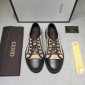 Replica Gucci Fashion Sneakers Beige and ebony GG print with brown sole MS07642