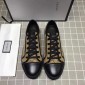 Replica Gucci Fashion Sneakers Tawny and GG print with black sole MS07672