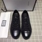 Replica Gucci Fashion Sneakers Black and GG print with black sole MS07673