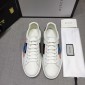 Replica Gucci Fashion Sneakers White and planet embroidery with white sole MS07677