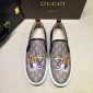 Replica Gucci Fashion Sneakers Beige GG and tiger print with white sole MS07704