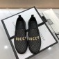 Replica Gucci Fashion Sneakers Black Star Dot and Gucci Vintage Print with Black Sole MS07714