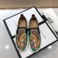 Replica Gucci Fashion Sneakers Beige GG and tiger print with white sole MS07715