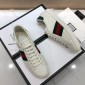 Replica Gucci Fashion Sneakers White and green heel and with white sole MS07733