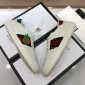 Replica Gucci Fashion Sneakers White and ladybug and pineapple embroidery with white sole MS07738