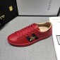 Replica Gucci Fashion Sneakers Red and black red wet with red soles MS07749