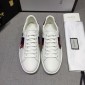 Replica Gucci Fashion Sneakers White and red Gucci embroidery with white sole MS07767