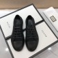 Replica Gucci Fashion Sneakers Black and GG print with black sole MS07770