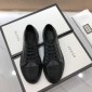 Replica Gucci Fashion Sneakers Black and white GG print with black sole MS07772