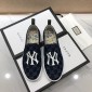 Replica Gucci Fashion Sneakers Blue and white NY and white soles MS07776