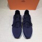 Replica Hermes Fashion Sneakers  Blue and White heel MS07814