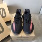 Replica Adidas Yeezy Boost 350 V2  Black Red Stripes Shoes MS09019