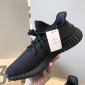 Replica Adidas Yeezy Boost 350 V2  Black Red Stripes Shoes MS09019