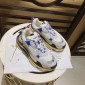 Replica Balenciaga Triple S Trainers Purple White and blue details Sneaker MS09078