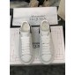 Replica Alexander McQueen Fahion Sneakers White with Black red snake heel MS100007