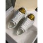 Replica Alexander McQueen Fahion Sneakers White and gold toe MS100033