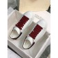 Replica Alexander McQueen Fahion Sneaker White and red glitter heel MS100042