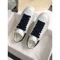 Replica Alexander McQueen Fahion Sneaker White and blue glitter heel MS100043