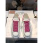 Replica Alexander McQueen Fahion Sneaker White and pink glitter heel MS100045