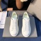 Replica Alexander McQueen Fahion Sneaker White and crystal embellished gray heel MS100059