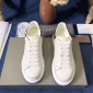 Replica Alexander McQueen Fahion Sneaker White and red heel MS100066