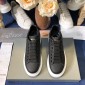 Replica Alexander McQueen Fahion Sneaker Black and black heels MS100075