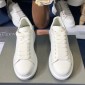 Replica Alexander McQueen Fahion Sneaker White and white heel MS100078