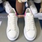 Replica Alexander McQueen Fahion Sneaker White and purple suede heel MS100080