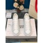 Replica Alexander McQueen Fahion Sneaker White and silver heel MS100083