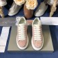 Replica Alexander McQueen Fahion Sneaker Pink sequins and white heel MS100090