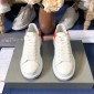 Replica Alexander McQueen Fahion Sneaker White and orange heel MS100100