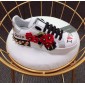 Replica Dolce & Gabbana White and flower patch with white sole Sneakers MS110003