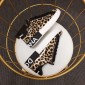 Replica Dolce & Gabbana Leopard print and black heel with white sole Sneakers MS110045