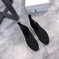 Replica Balenciaga Speed Knitted socks High Quality Sneakers Black and yellow BB print and white rubber sole WS980007