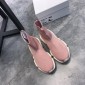 Replica Balenciaga Knitted socks High Quality Sneakers Pink and white rubber soles WS980040