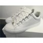 Replica High Quality Balenciaga Arena Low Top Creased Leather Sneakers White