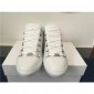 Replica High Quality Balenciaga Arena Low Top Creased Leather Sneakers White