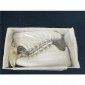 Replica High Quality Balenciaga Arena Low Top Creased Leather Sneakers White