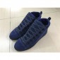 Replica High Quality Balenciaga Arena High-Top Blue Suede Trainers