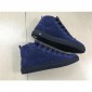 Replica High Quality Balenciaga Arena High-Top Blue Suede Trainers