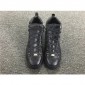 Replica Balenciaga Arena Dark Blue High Top Crease Leather Sneaker